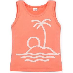 Pinokio Babyvest voor jongens, Orange Sun And Fun, 74 cm