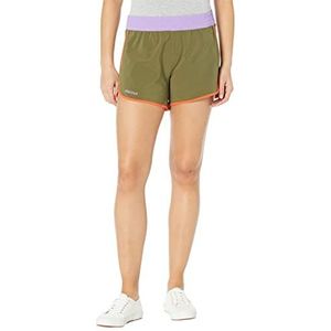 Marmot Dames Wm's Elda Short 10,2 cm ademende functionele shorts, sneldrogende trainingsshorts met UV-bescherming, elastische bouldershorts