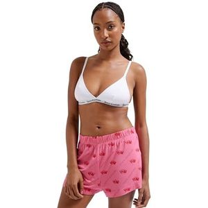 Juicy Couture Katoenen driehoekige beha, wit, XS