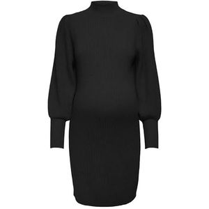 ONLY MATERNITY Olmkatia L/S Dress KNT Noos, zwart, 3XL