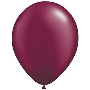 Folat - Burgundy Wijnrode Metallic Ballonnen - 10 stuks