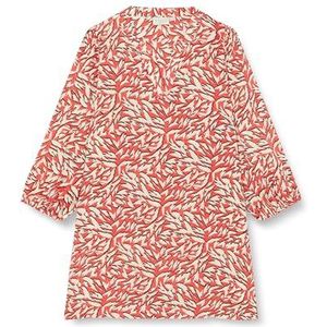 Kaffe Curve Tunic dames, Cayenne/White Graphic Animal, 50 grote maten