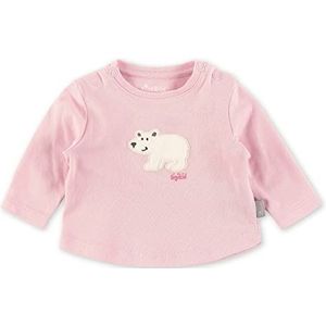 Sigikid Baby-meisjes Classic shirt met lange mouwen van biologisch katoen, lichtroze/ijsbeer, 62