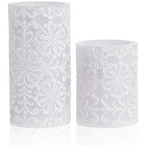 Pauleen Little Lilac - Wax LED Kaarsen - Set van 2