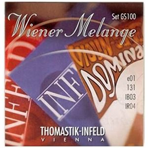 Thomastik - Set met 4 violen Wiener Melange – staal, 4/4, medium, bol