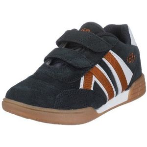 Brütting Taylor V 151035, unisex - kindersportschoenen - indoor, blauw, (marine-wit-oranje)