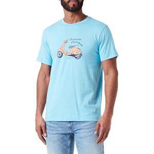 NALINI T-shirt heren, hemel, M