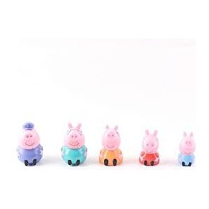 Peppa Pig ��– set met 5 vingerpoppen, Peppa Pig – water- en badspeelgoed, vanaf 3 jaar (DeQube 919D00049)