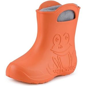 Ladeheid EVA Kinderen Rubberlaarzen Regenschoenen LA-CA-03 (Oranje (151c), 32/33 EU)