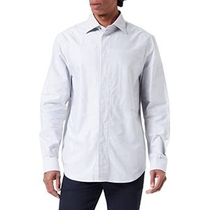 G-STAR RAW Heren Secret Utility Regular Shirt Shirt, Multicolor (Correct Grijs/Wit Oxford C895-C760), L