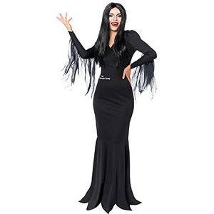 amscan 9917648 Dieren vrouwen officieel gelicentieerde Morticia Addams Halloween kostuum, multi, maat: 18-20