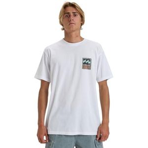 Billabong - T-shirt Stamp - Wit - 100% Katoen