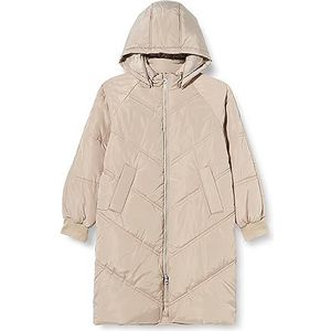 PIECES Pknelicity Puffer Jacket Tw voor meisjes, silver mink, 134 Grote maten