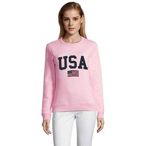 American College Sweatshirt Dames - Roze - Maat XL, Roze, XL