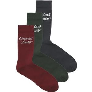 JACK & JONES Jacnorrebro tennissokken, 3 stuks, Sycamore, One size