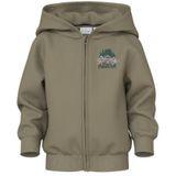 NAME IT - NMMVOLTINUS - Tussenjas - Saliegroen - Met Rits en Capuchon