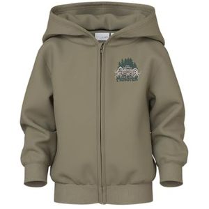 NAME IT - NMMVOLTINUS - Tussenjas - Saliegroen - Met Rits en Capuchon