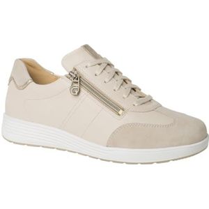 Ganter Klara-K sneakers voor dames, 39 EU XX-breed, beige, 39 EU XX-Breed