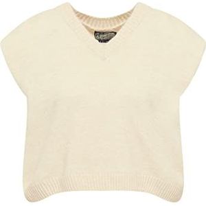 acalmar Dames gebreid shirt 39420063-AC01, wolwit, XS/S, wolwit, XS/S