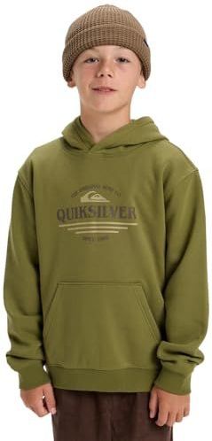 Quiksilver - Graphic Hoodie - Groen - Jongens 14 Jaar