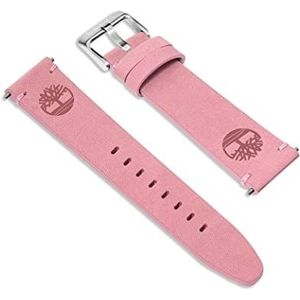 Timberland Unisex analoog kwartshorloge met leren armband TDOUL000215, roze
