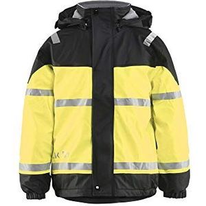 Blåkläder - 4860-2003 - Regenset - Zwart/Geel - Kinderen