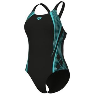 Arena - Swim Pro Back Graphic - Dames Badpak - Zwart - Gerecycled Polyamide