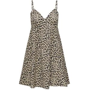 ONLY - Onllowa Strap Dress - Korte Jurk - Pumice Stone