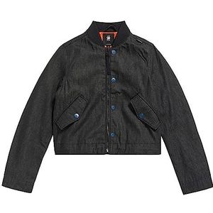 G-STAR RAW Trekkoord bomberjack Wmn jassen voor dames, zwart (Pitch Black), XS