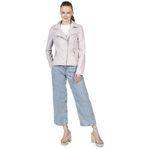 Freaky Nation Be Princess-fn leren jas voor dames, Lavender Fog, S