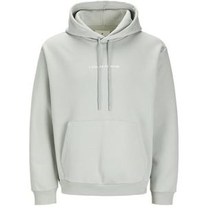 Jack & Jones Jprblaatelier Sweat Hood, Aqua Gray, XS
