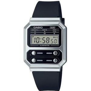 CASIO Digital A100WEF-1AEF, Zwart, A100WEF-1AEF