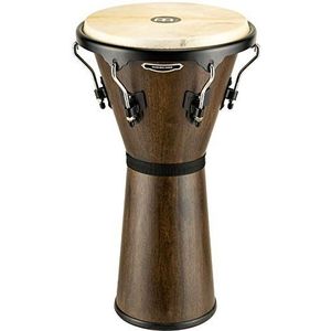 Meinl Percussion 32 cm Headliner Series Wood Djembe trommel, met geitenbont, muziekinstrument voor volwassenen, vintage wijnvat (HDJ500VWB-M)