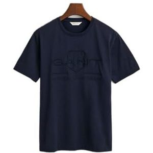 GANT Uniseks T-shirt voor kinderen, evening blue, 134-140