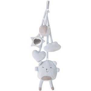 roba Speelset 'Lil Cutie Benny' - 5 speelfiguren om op te hangen aan speel- & Montessori speelboog - Activity speelgoed om op te hangen - lichtblauw