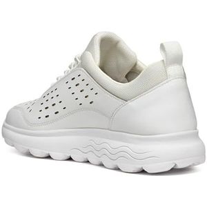 Geox D SPHERICA D Sneakers voor dames, wit, 39 EU, wit, 39 EU