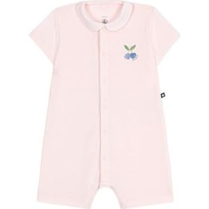 Petit Bateau - Romper - Korte - Wit - 100% Katoen