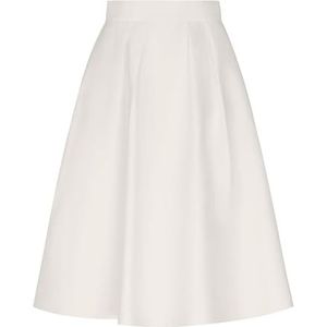 APART Fashion Satijnen rok voor dames, Crème, 34