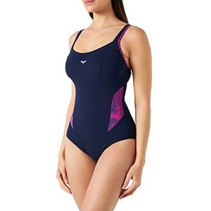 arena W Strap Back One Piece badpak Bodylift dames