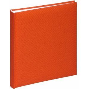 Pagna 10804-09 Fotoalbum 210 x 250 mm 40 pagina's, linnen omslag, wit fotokarton Kleur: oranje