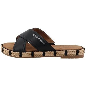 Muiltjes - Imitatieleer - Logoprint - Platte Hak - Open Toe