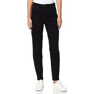 PIECES Dames Pcleah Mom Hw Ank Rinse Black Noos Bc Jeans