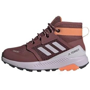 adidas Unisex Kid's Terrex Trailmaker Mid Rain.rdy Wandelschoenen Non-Football Low, Rustige karmozijnrode zilveren dageraad Amber Tint, 38 EU