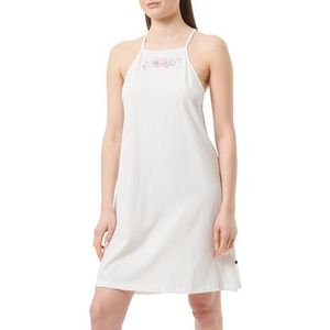 swirlie Dames Zomerjurk Jurk 77133884, wit, S, roze, S