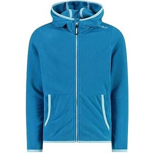 CMP - Fleecejack voor kinderen met vaste capuchon, jade, 110