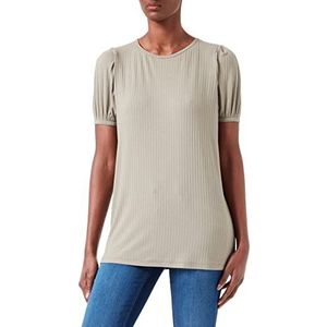 Supermom Dames Tee Korte Mouw Rib Vetiver T-shirt, Vetiver - P951, 38