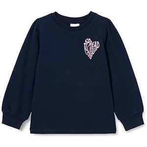 s.Oliver Sweatshirt voor meisjes met lange mouwen, blauw, 92 cm