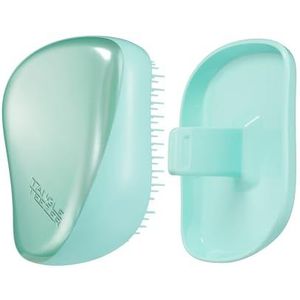 Tangle Teezer | De compacte styler ontwarrende haarborstel voor nat en droog haar | Perfect voor reizen en onderweg | Teal Matte Chrome