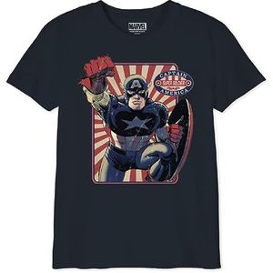 Marvel BOMARCOTS172 T-shirt, Navy, 12 jaar, jongens, Marine, 12 Jaren