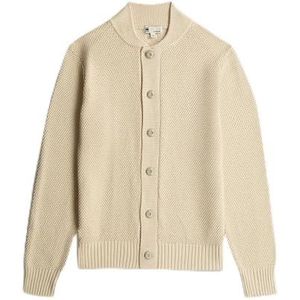 G-STAR Honey Comb Structuur Cardigan Knit, wit (Dk Talc D27108-d631-a488), XS